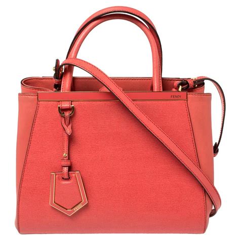 bolsa fendi 2 jours|2jours leather handbag Fendi Orange in Leather .